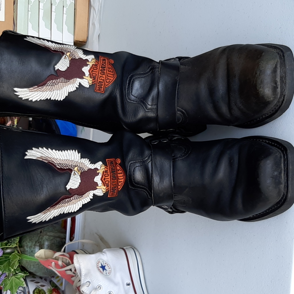 Harley Davidson Harness Boots Size 12